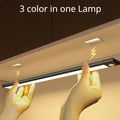 Motion Sensor LED Under Cabinet Light, Ultra Thin Wireless USB Rechargeable Closet Wardrobe Lamp for Kitchen Bedroom Indoor