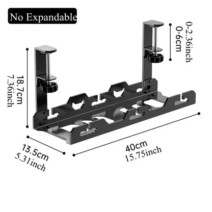 Elegant Under-Desk Cable Organizer