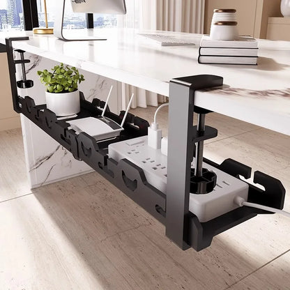Elegant Under-Desk Cable Organizer