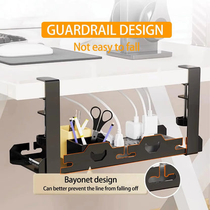 Elegant Under-Desk Cable Organizer