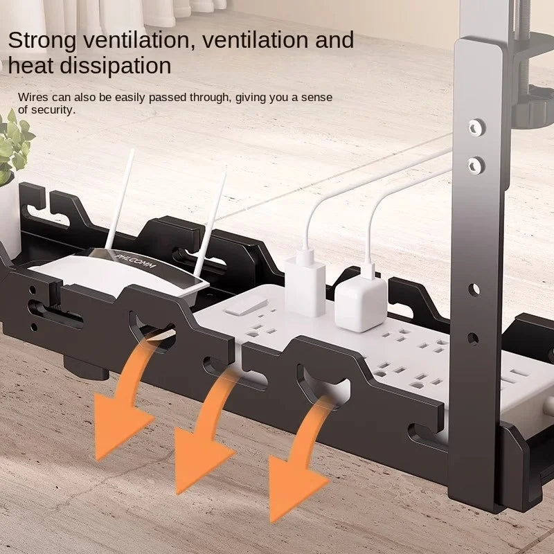 Elegant Under-Desk Cable Organizer