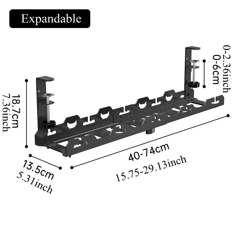 Elegant Under-Desk Cable Organizer