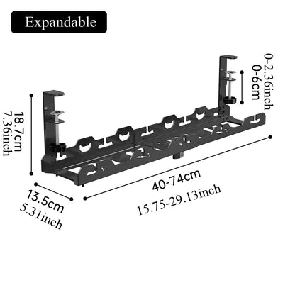 Elegant Under-Desk Cable Organizer